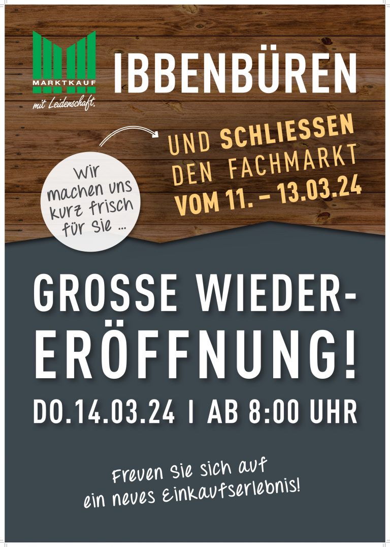Marktkauf Ibbenbueren Wir machen uns kurz frisch für euch….