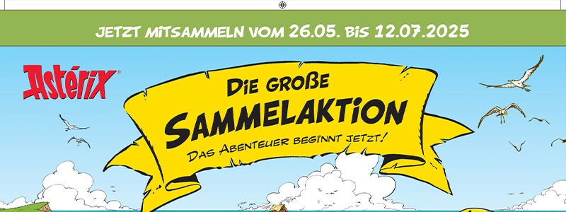 Große Asterix Sammelaktion bei MARKTKAUF 💚